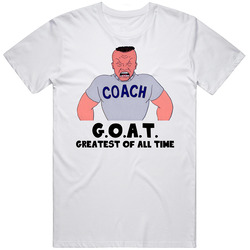 Coach Buzzcut Beavis And Butt-head Greatest Of All Time Goat Cartoon C