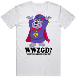 What Would Zummi Gummi Do Wwjd Gummi Bears Cartoon Character Fan T Shi