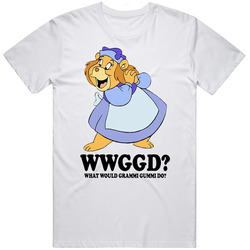 What Would Grammi Gummi Do Wwjd Cartoon Gummi Bears Character Fan T Sh