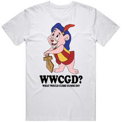 What Would Cubbi Gummi Do Wwjd Gummi Bears Cartoon Character Fan T Shi