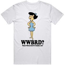 What Would Betty Rubble Do Wwjd The Flintstones Cartoon Character Fan 