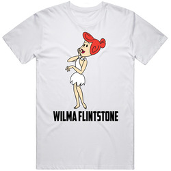 Wilma Flintstone Cartoon Character The Flintstones Fan T Shirt