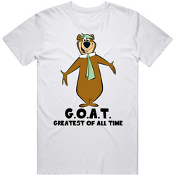 Yogi Bear Greatest Of All Time Goat Cartoon Character Fan T Shirt