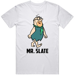 Mr Slate Cartoon Character The Flintstones Fan T Shirt