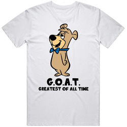Boo-boo Bear Greatest Of All Time Goat Cartoon Character Fan T Shirt