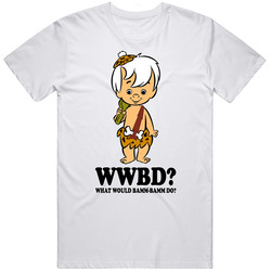What Would Bamm-bamm Do Wwjd The Flintstones Cartoon Character Fan T S