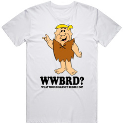What Would Barney Rubble Do Wwjd The Flintstones Cartoon Character Fan