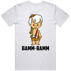 Bamm-bamm Cartoon Character The Flintstones Fan T Shirt