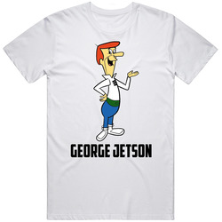 George Jetson Cartoon Character The Jetsons Fan T Shirt