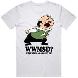 What Would Mr Spacely Do Wwjd The Jetsons Cartoon Character Fan T Shir