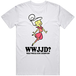 What Would Judy Jetson Do Wwjd The Jetsons Cartoon Character Fan T Shi