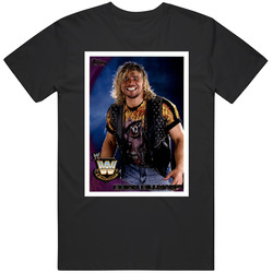 Brian Pillman Wrestler Sports Card Pro Wrestling T Shirt