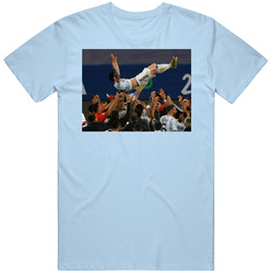 Argentina Copa 2021 Messi Celebration Champs T Shirt