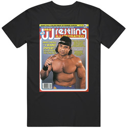 Wrestling Magazine Cover April 1985 Fan T Shirt