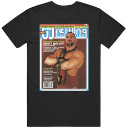 Wrestling Magazine Cover October 1986 Fan T Shirt