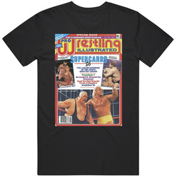 Wrestling Magazine Cover September 1986 Fan T Shirt