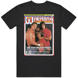 Wrestling Magazine Cover August 1985 Fan T Shirt