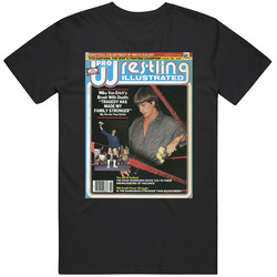 Wrestling Magazine Cover February 1986 Fan T Shirt