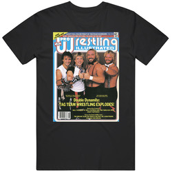 Wrestling Magazine Cover May 1985 Fan T Shirt