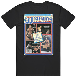 Wrestling Magazine Cover December 1985 Fan T Shirt