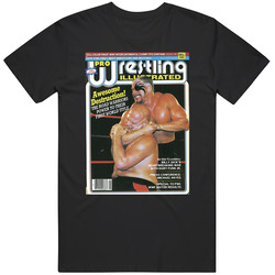 Wrestling Magazine Cover January 1985 Fan T Shirt