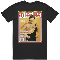 Wrestling Magazine Cover August 1984 Fan T Shirt