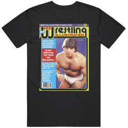 Wrestling Magazine Cover January 1984 Fan T Shirt