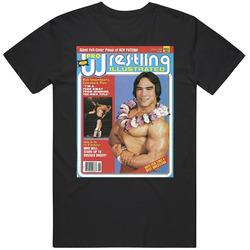 Wrestling Magazine Cover January 1983 Fan T Shirt