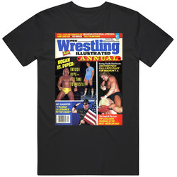 Wrestling Magazine Cover Summer 1986 Fan T Shirt