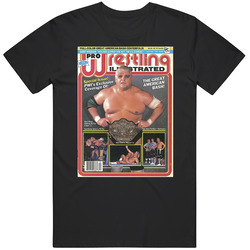 Wrestling Magazine Cover December 1986 Fan T Shirt