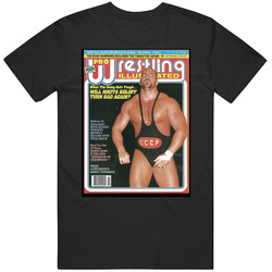 Wrestling Magazine Cover November 1987 Fan T Shirt