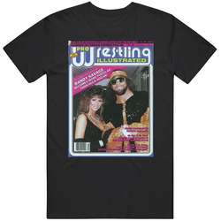 Wrestling Magazine Cover February 1988 Fan T Shirt