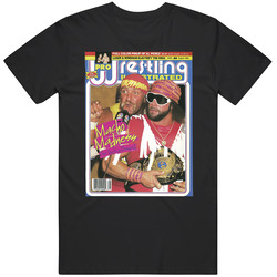 Wrestling Magazine Cover August 1988 Fan T Shirt