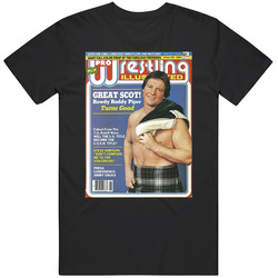 Wrestling Magazine Cover January 1987 Fan T Shirt