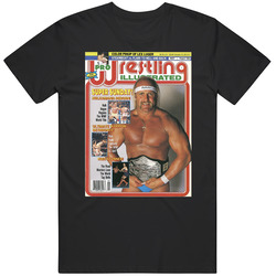 Wrestling Magazine Cover August 1989 Fan T Shirt