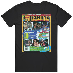 Wrestling Magazine Cover September 1989 Fan T Shirt