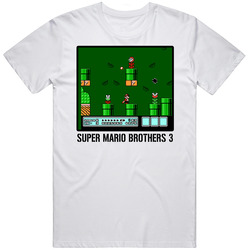 Super Mario Brothers 3 Video Game Classic Retro Fan T Shirt