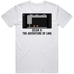Zelda Ii The Adventure Of Link Video Game Classic Retro Fan T Shirt