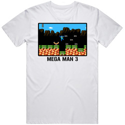 Mega Man 3 Video Game Classic Retro Fan T Shirt