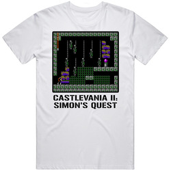 Castlevania Ii Simon's Quest Video Game Classic Retro Fan T Shirt