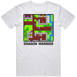 Dragon Warrior Video Game Classic Retro Fan T Shirt