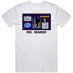 Dr Mario Video Game Classic Retro Fan T Shirt