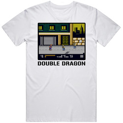 Double Dragon Video Game Classic Retro Fan T Shirt