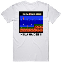Ninja Gaiden Ii Video Game Classic Retro Fan T Shirt