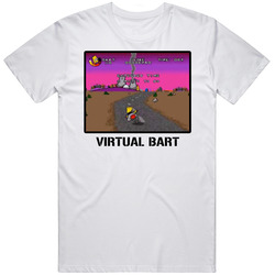 Virtual Bart Video Game Classic Retro Fan T Shirt