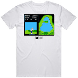 Golf Video Game Classic Retro Fan T Shirt