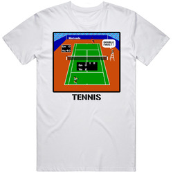 Tennis Video Game Classic Retro Fan T Shirt