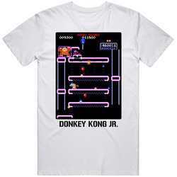 Donkey Kong Jr Video Game Classic Retro Fan T Shirt