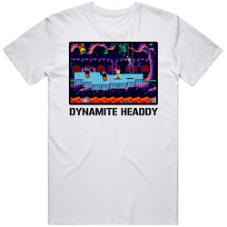 Dynamite Headdy Video Game Classic Retro Fan T Shirt