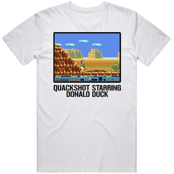 Quackshot Starring Donald Duck Video Game Classic Retro Fan T Shirt